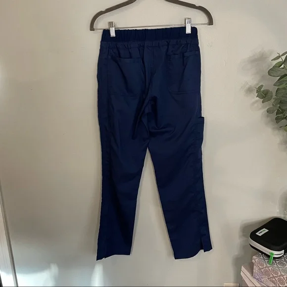 Cherokee Scrub Pants XS Petite Navy Blue - Picture 3 of 8